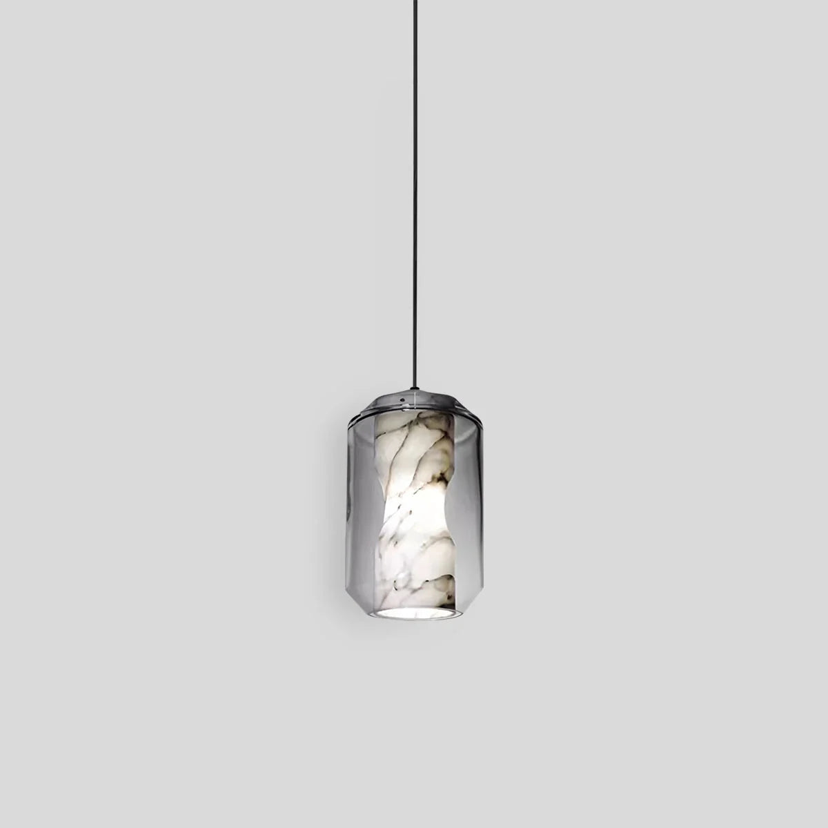 Feyran Modern Alabaster Glass Pendent Light for Bedroom