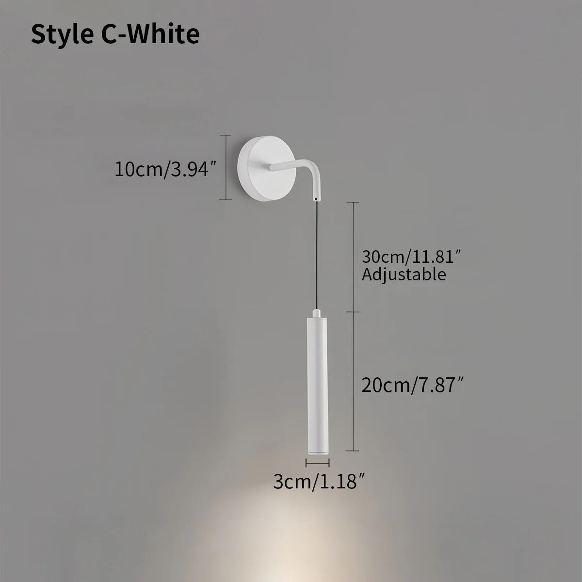 Feyran Nordic Minimalist Bedroom Sconce & Spotlight