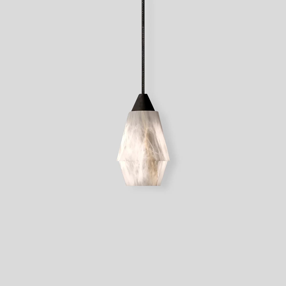 Feyran Natural Spanish Alabaster Pendant Light for Kitchen Island