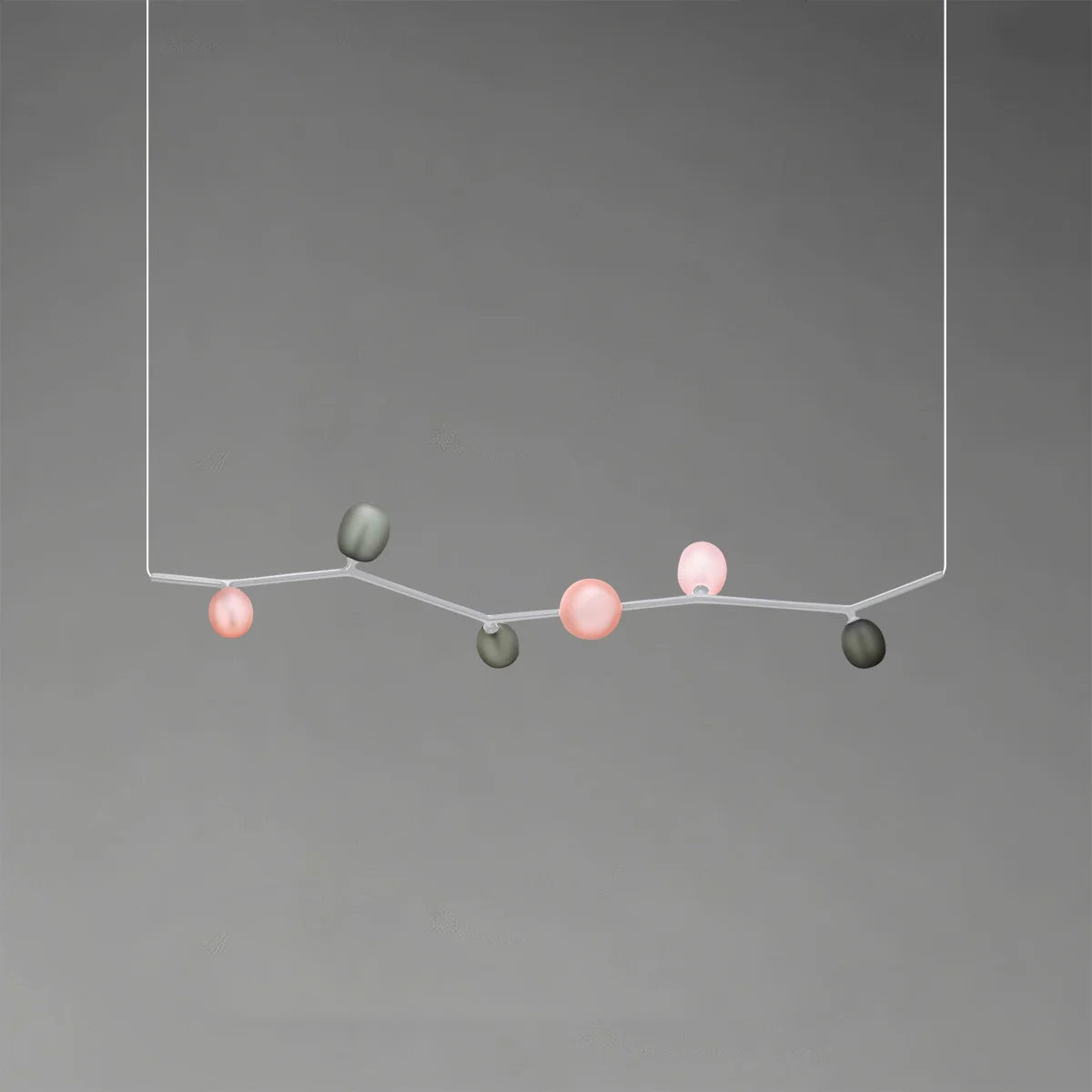 Feyran Nordic Creative Tree Branch Glass Chandelier