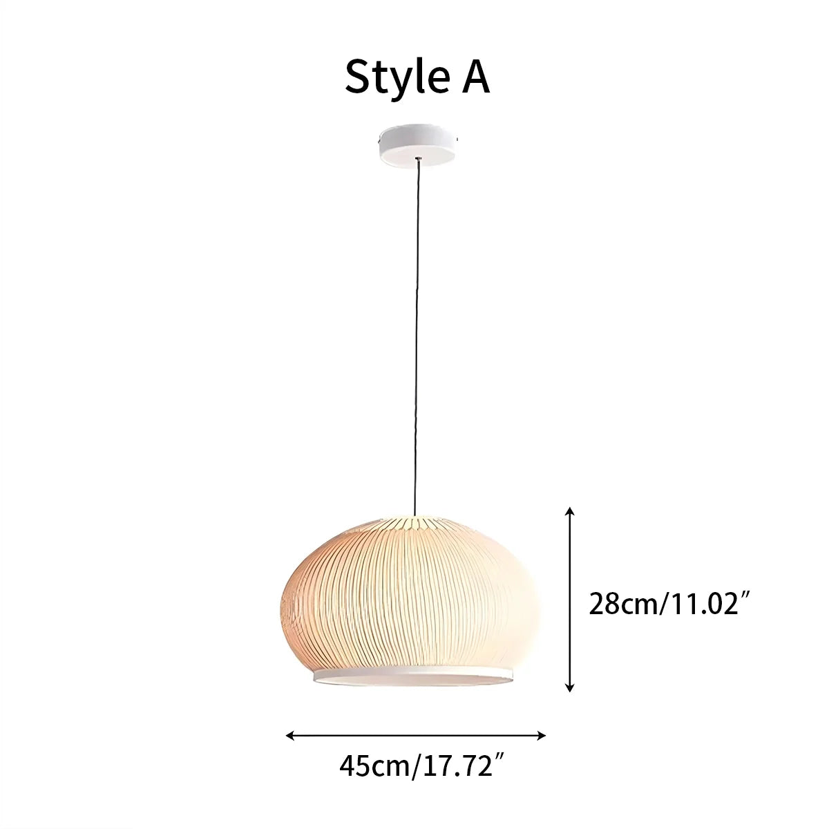 Feyran Spanish Designer Vintage Fabric Lantern Pendant Light