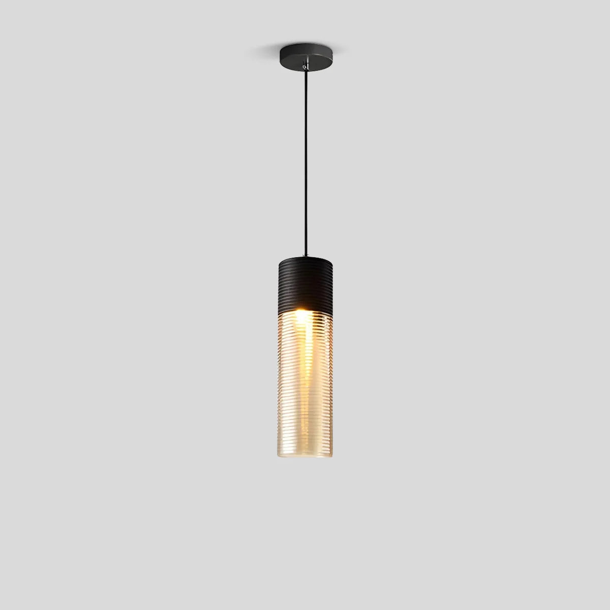 Feyran Industrial Style Glass Pendant Light for Kitchen