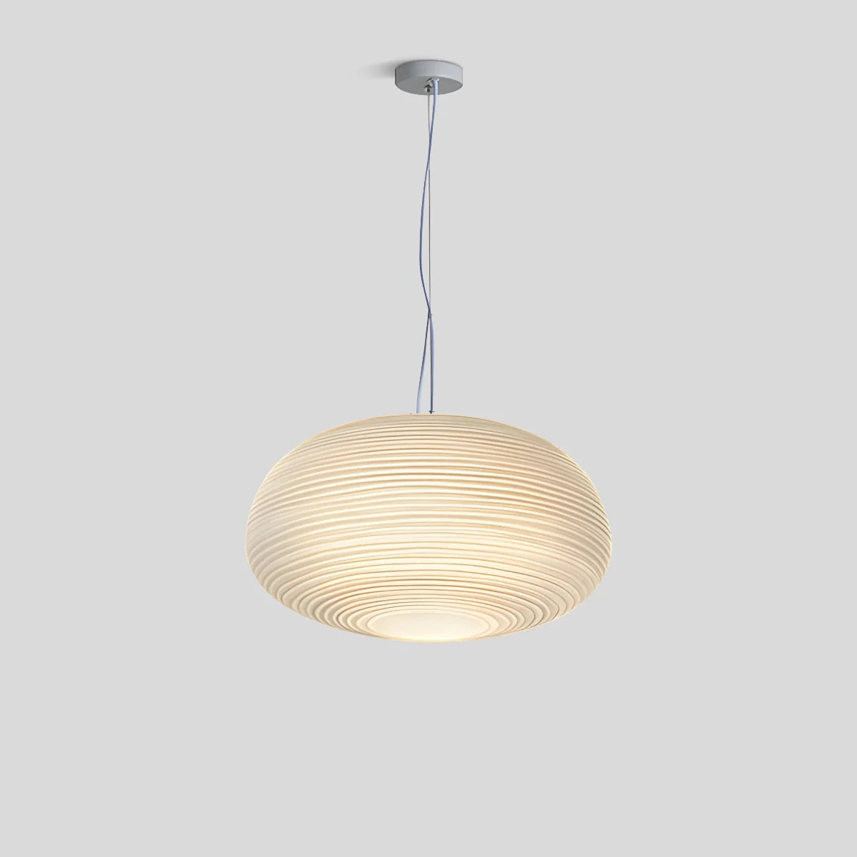 Feyran Lantern Blown Glass Pendant Light for Dining Room