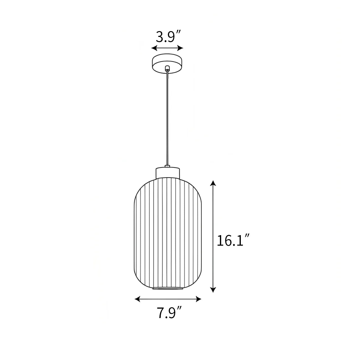 Feyran Rime Pendant Lamp for Dining Room