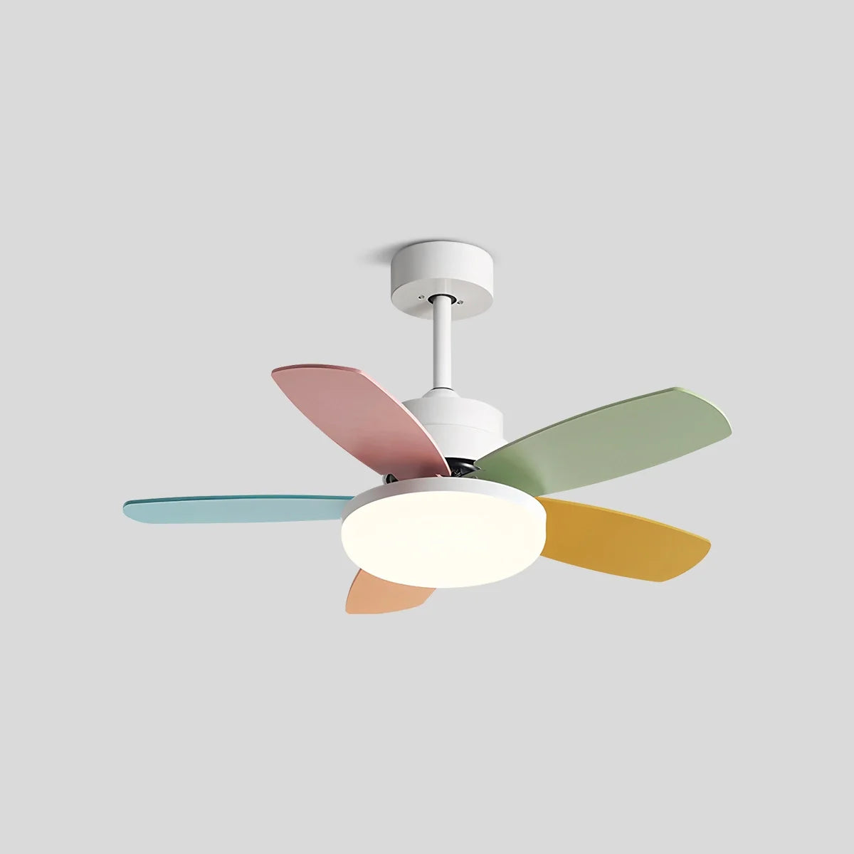 Feyran Nordic Colorful Leaf Ceiling Fan Light