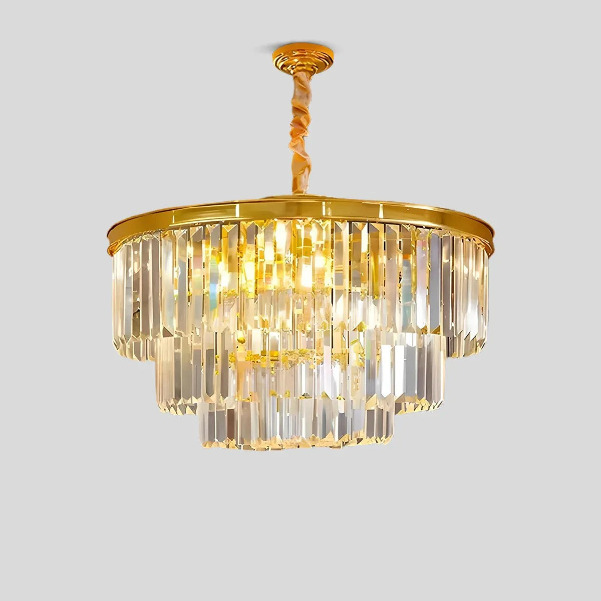 Feyran Light Luxury Crystal Chandelier for Living Room