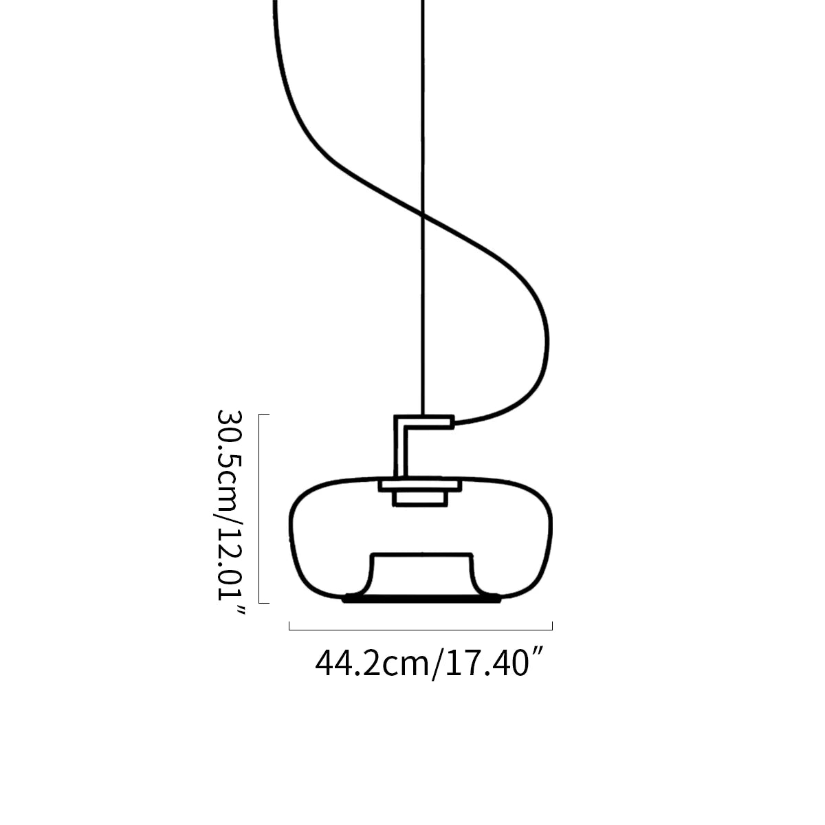 Feyran Nordic Minimalist Glass Pendant Light