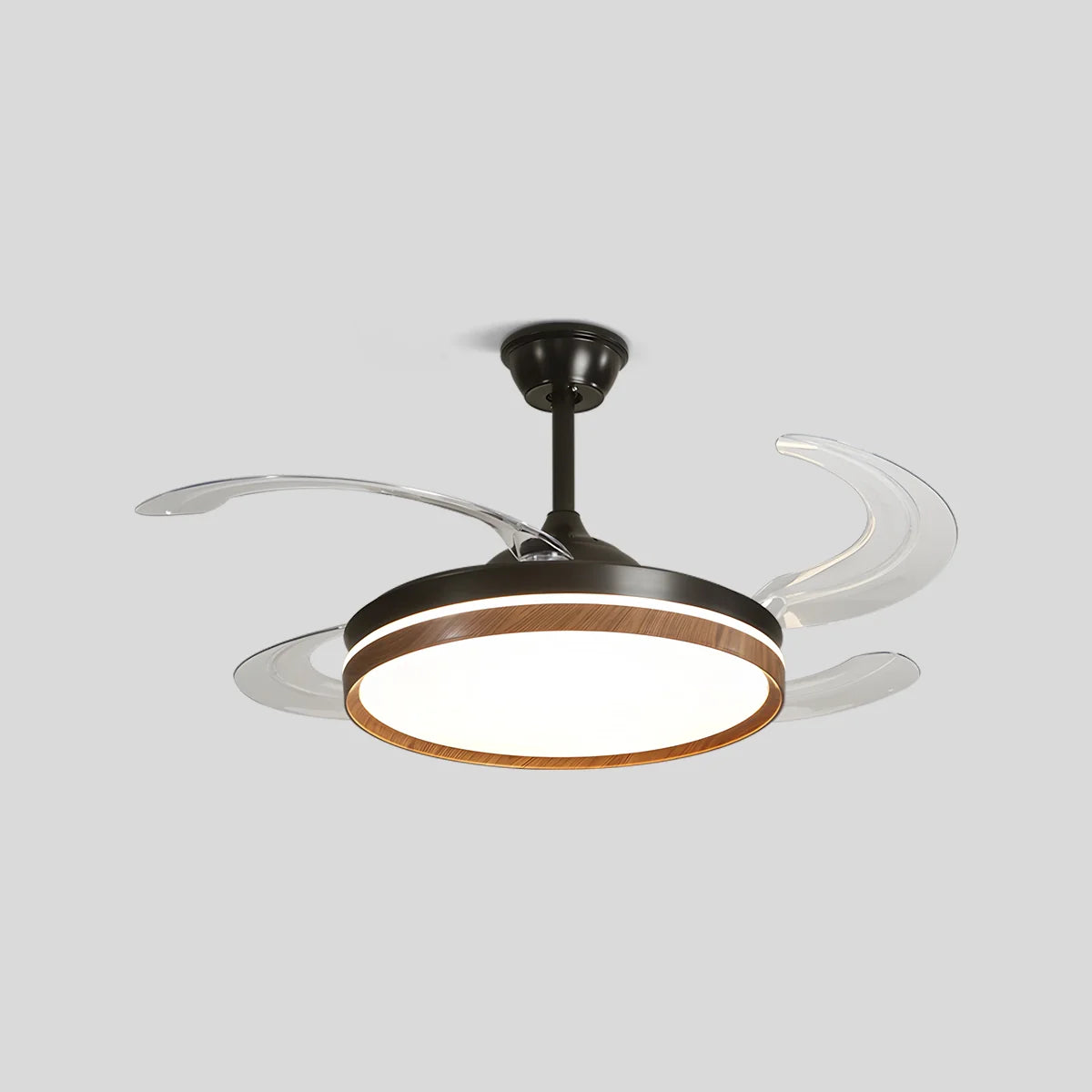 Feyran Retractable Blade Ceiling Fan with Light