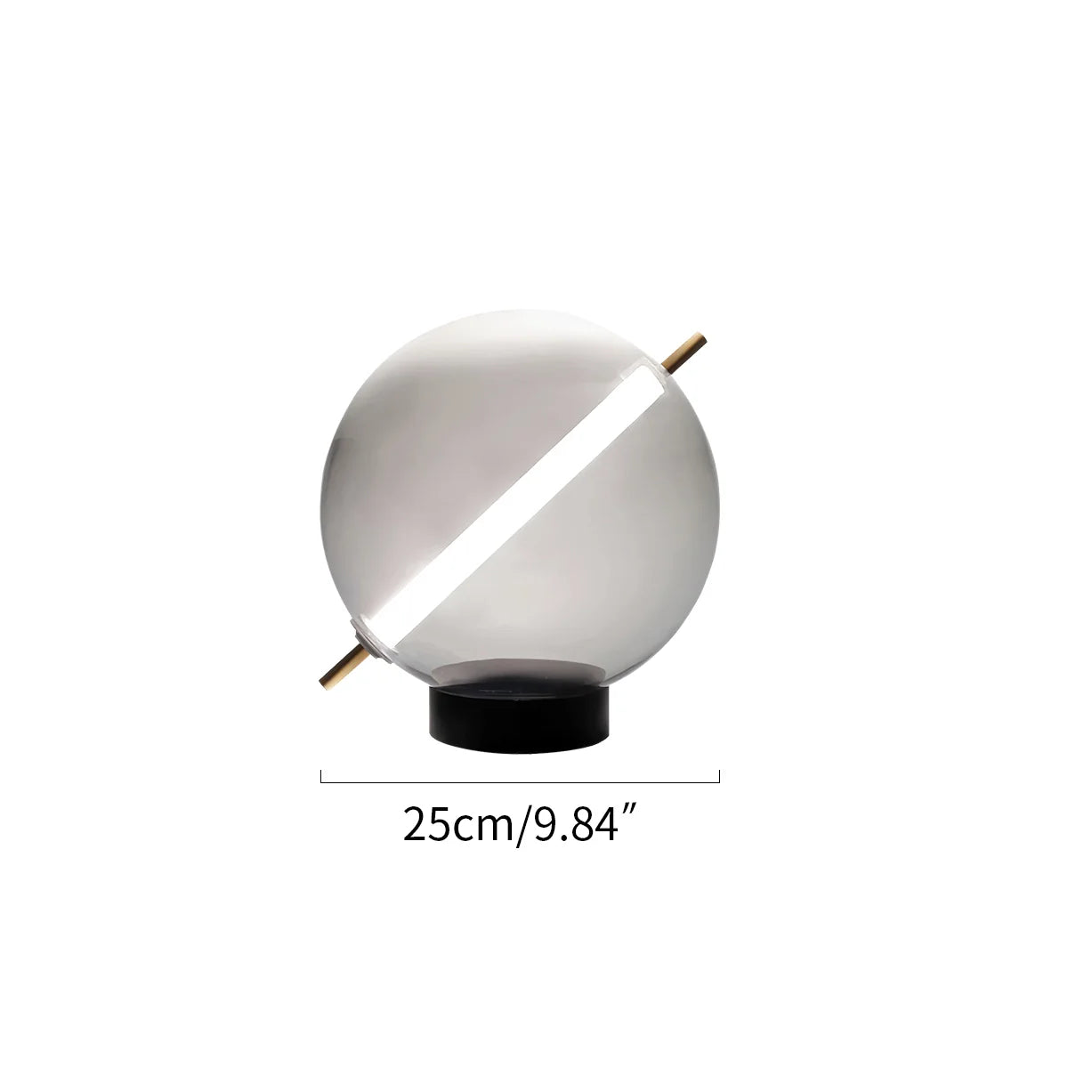 Feyran Nordic Round Glass Pendant & Table Light