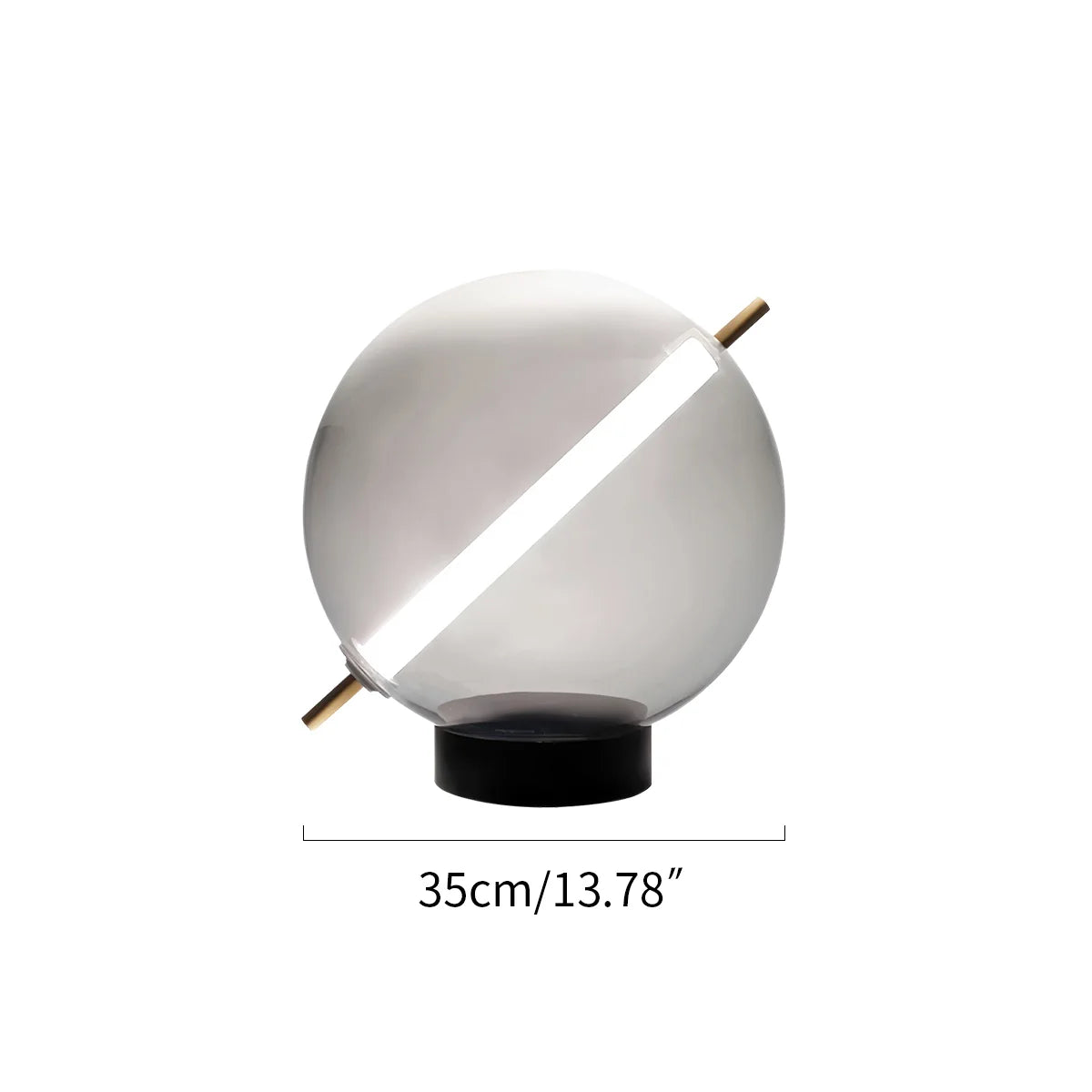Feyran Nordic Round Glass Pendant & Table Light