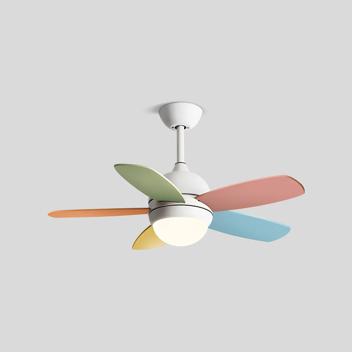 Feyran Nordic Colorful Leaf Ceiling Fan Light
