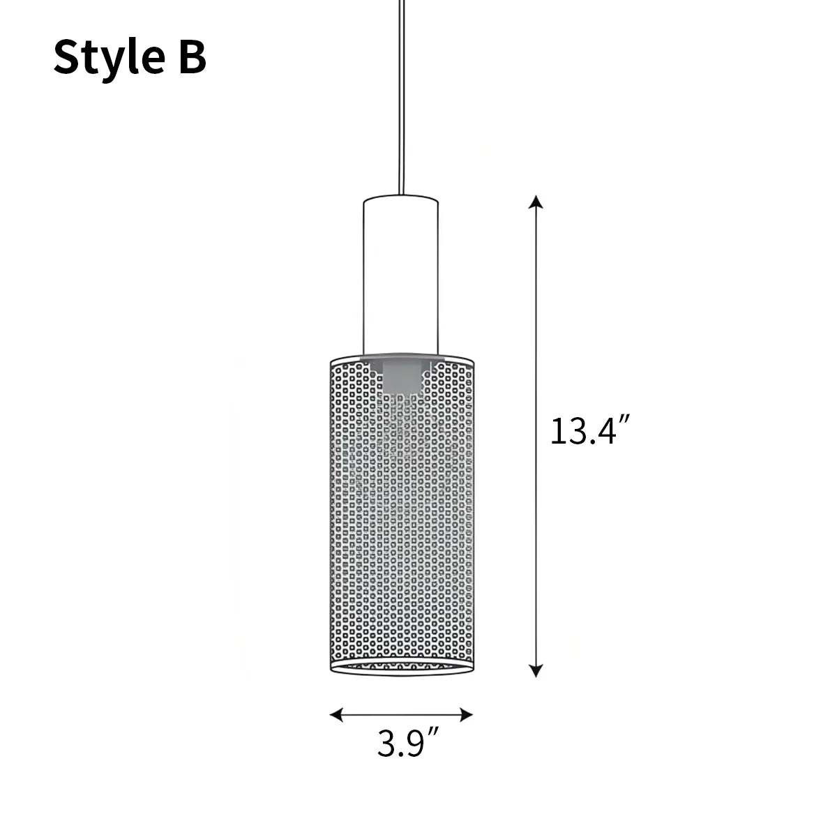 Feyran Concrete Industry Pendant Lamp for Kitchen