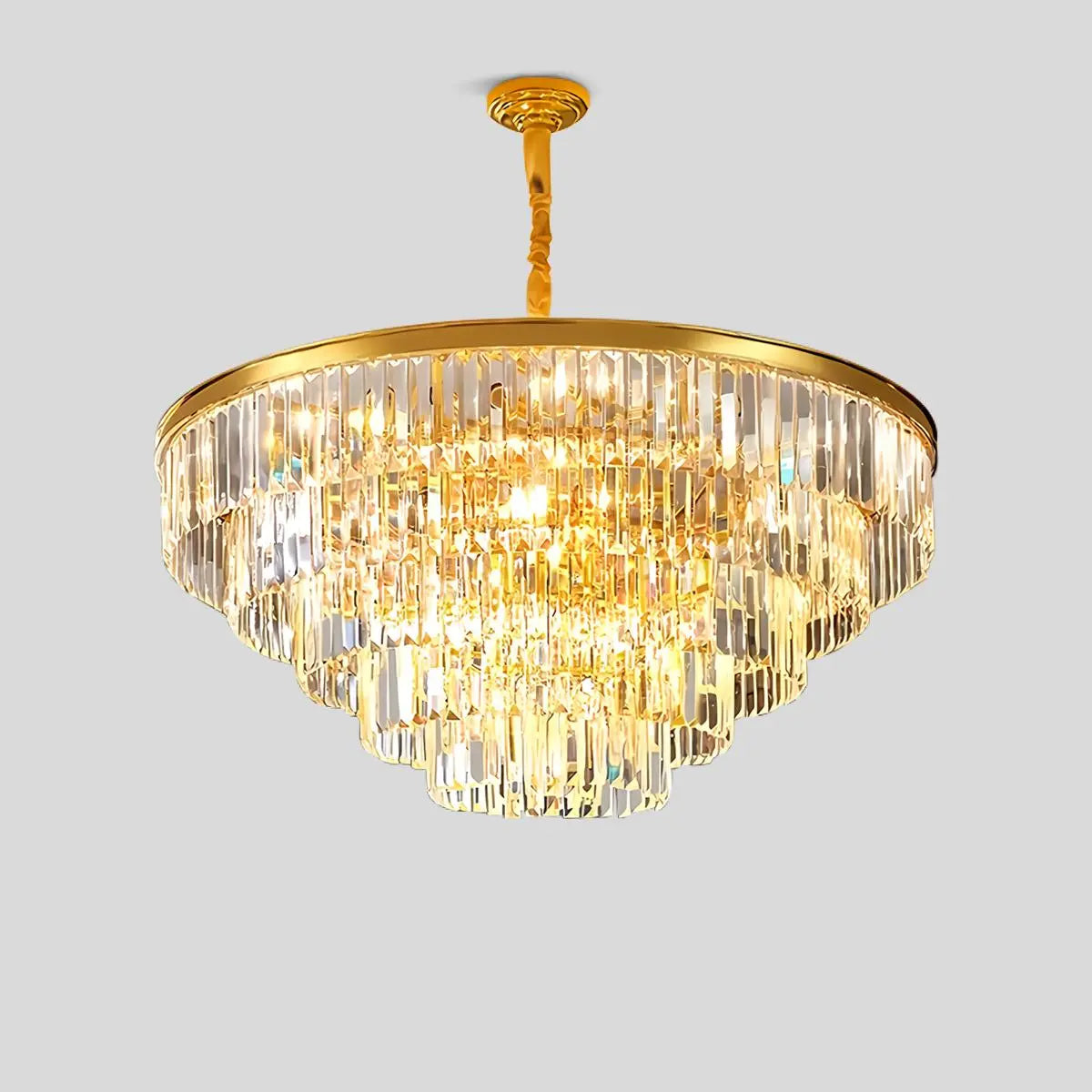 Feyran Light Luxury Crystal Chandelier for Living Room