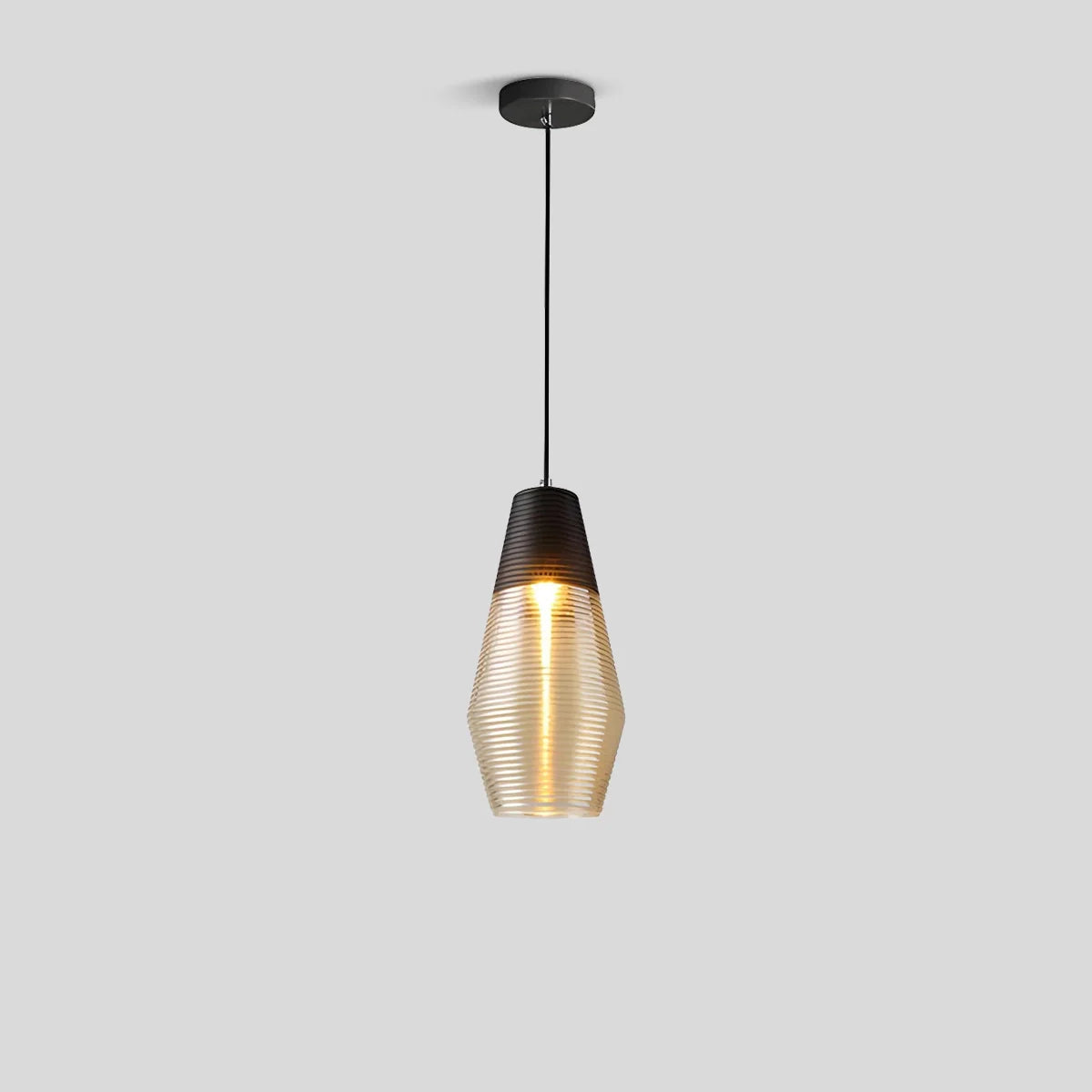 Feyran Industrial Style Glass Pendant Light for Kitchen