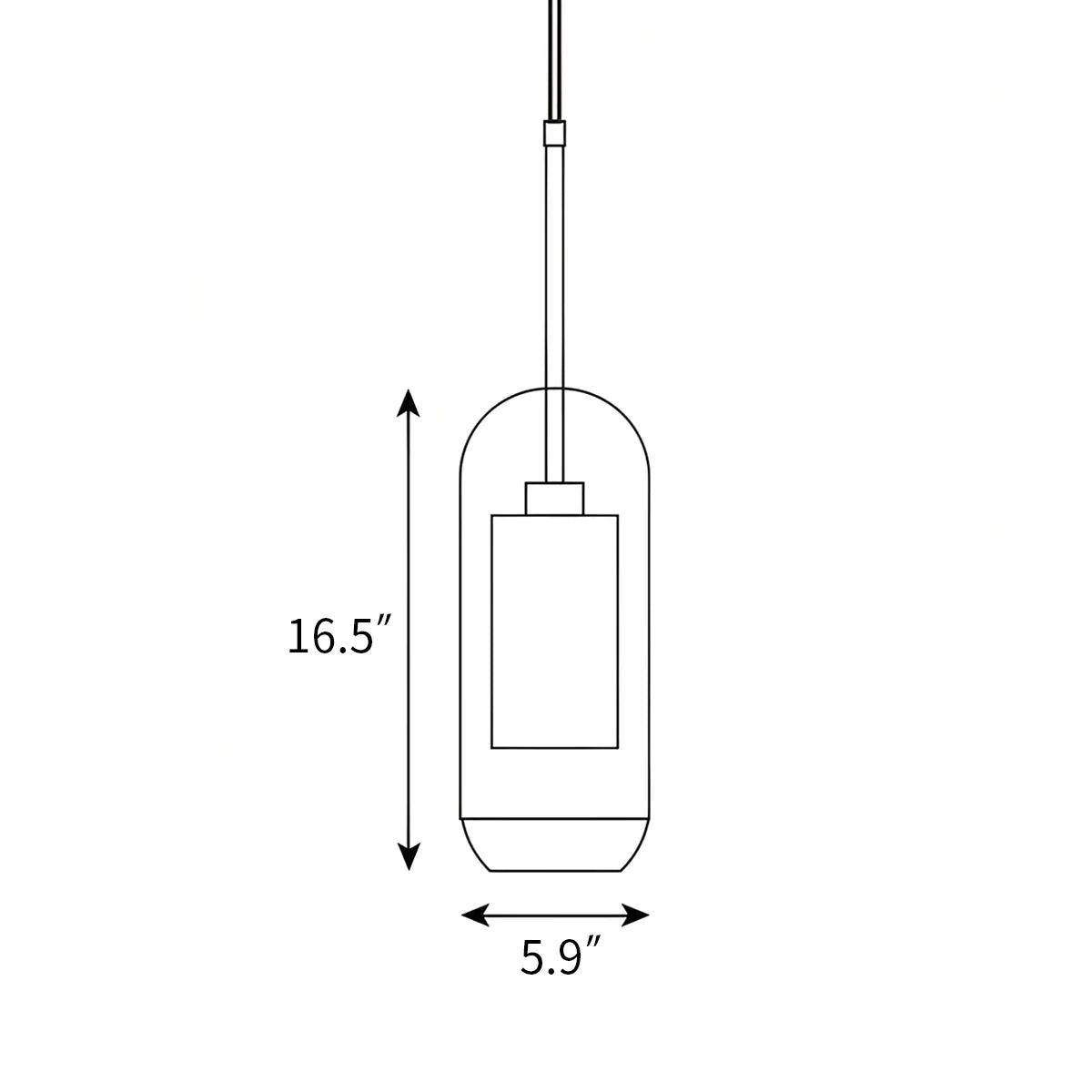 Feyran Chiswick Glass Pendant Light for Kitchen Island
