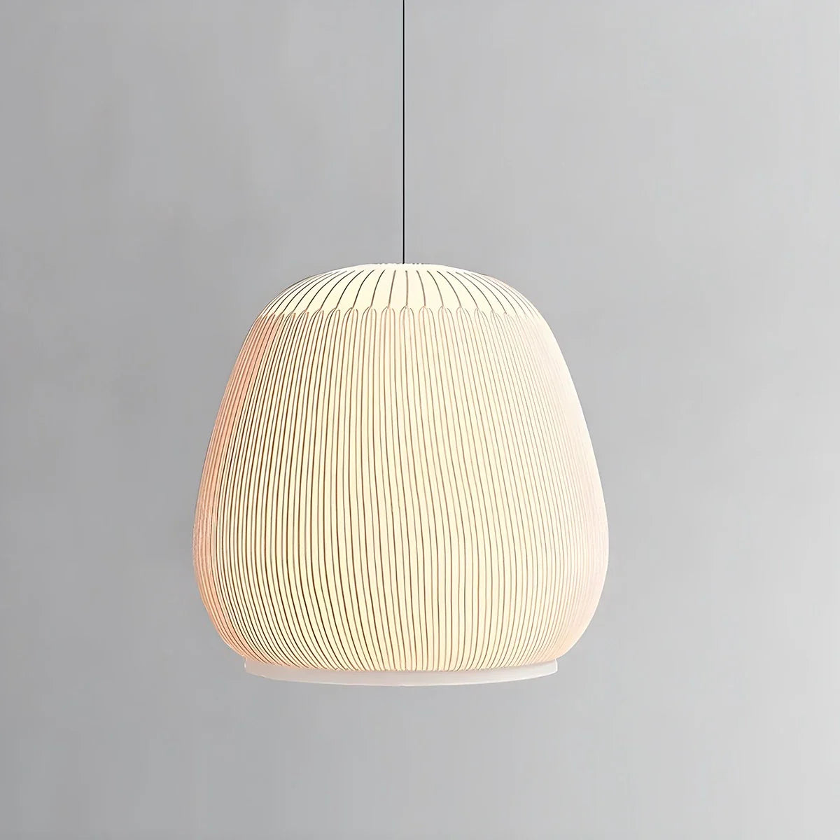 Feyran Spanish Designer Vintage Fabric Lantern Pendant Light