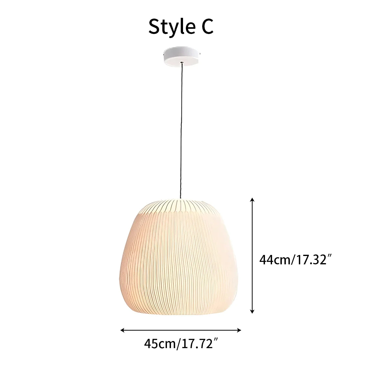 Feyran Spanish Designer Vintage Fabric Lantern Pendant Light