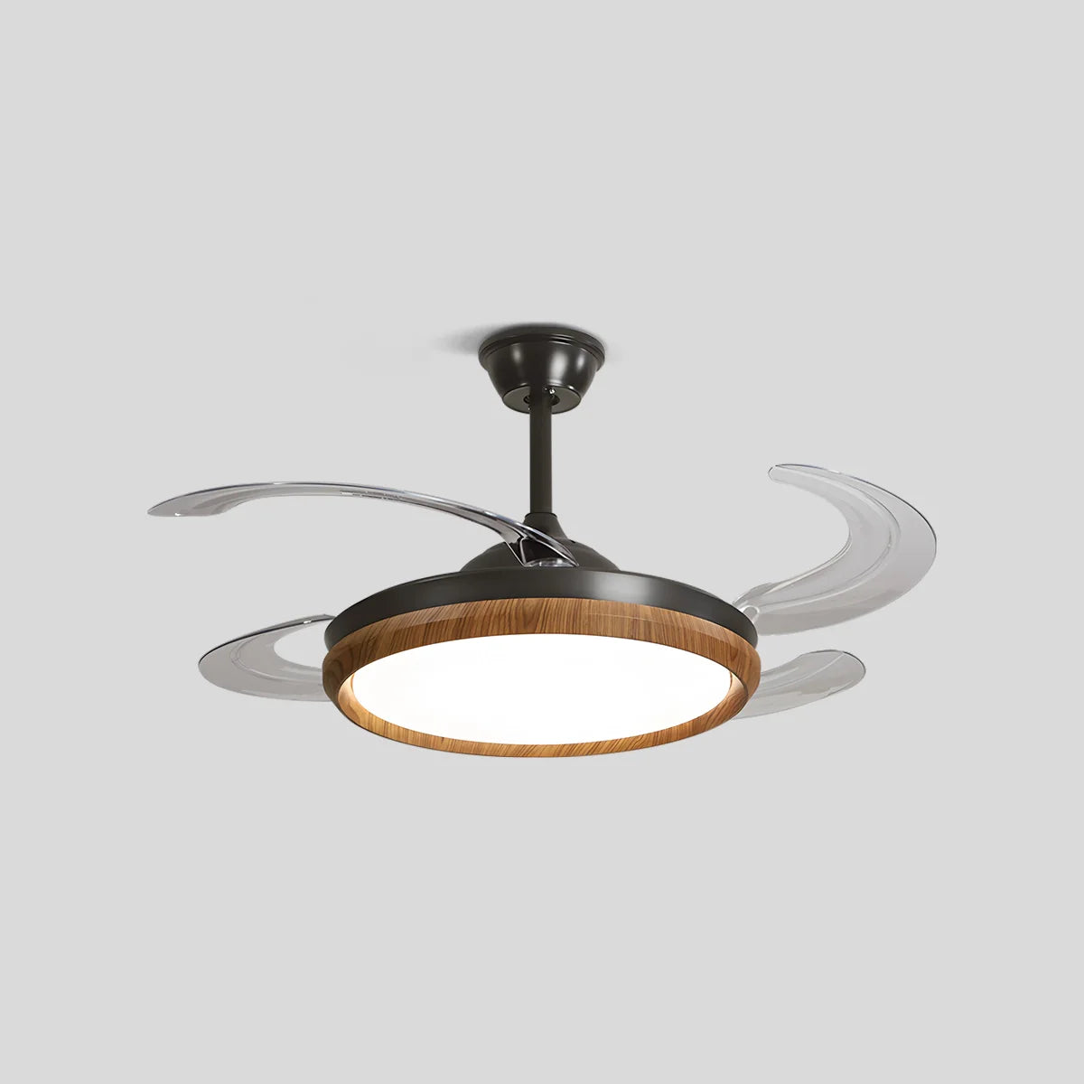 Feyran Retractable Blade Ceiling Fan with Light