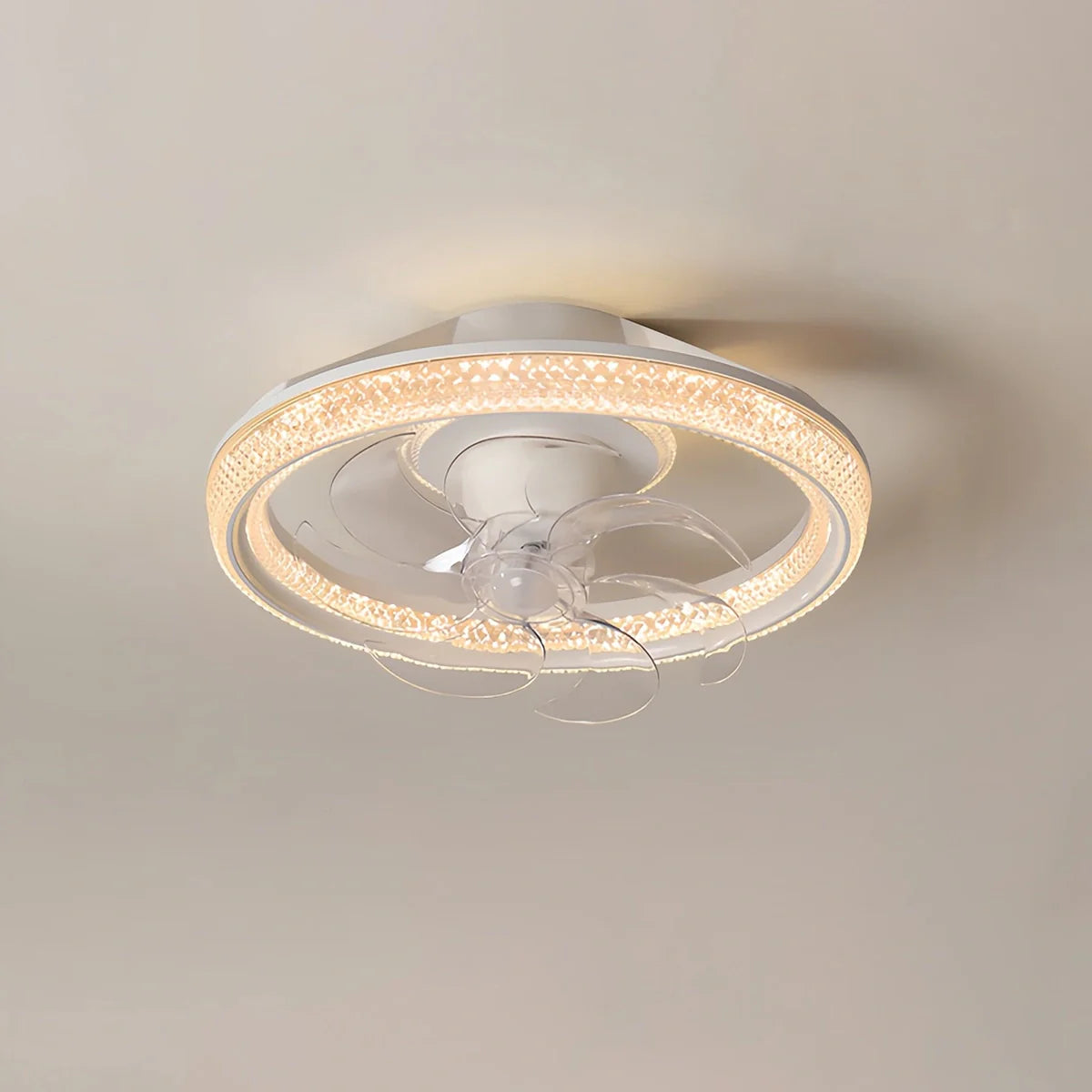 Feyran Creative Circular LED Ceiling Fan Light