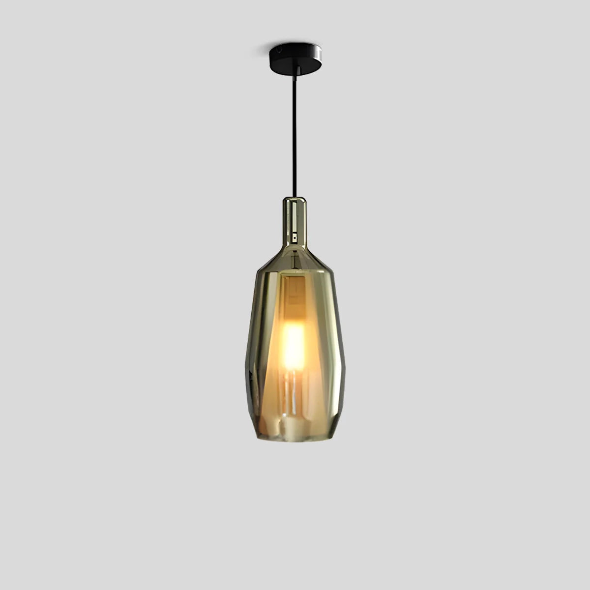Feyran Modern Minimalist LED Glass Pendant Light for Kitchen