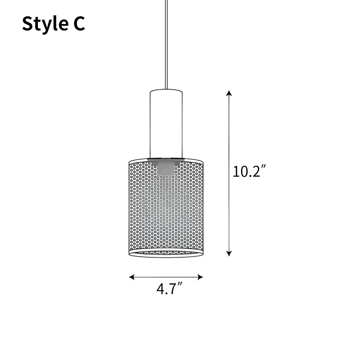 Feyran Concrete Industry Pendant Lamp for Kitchen