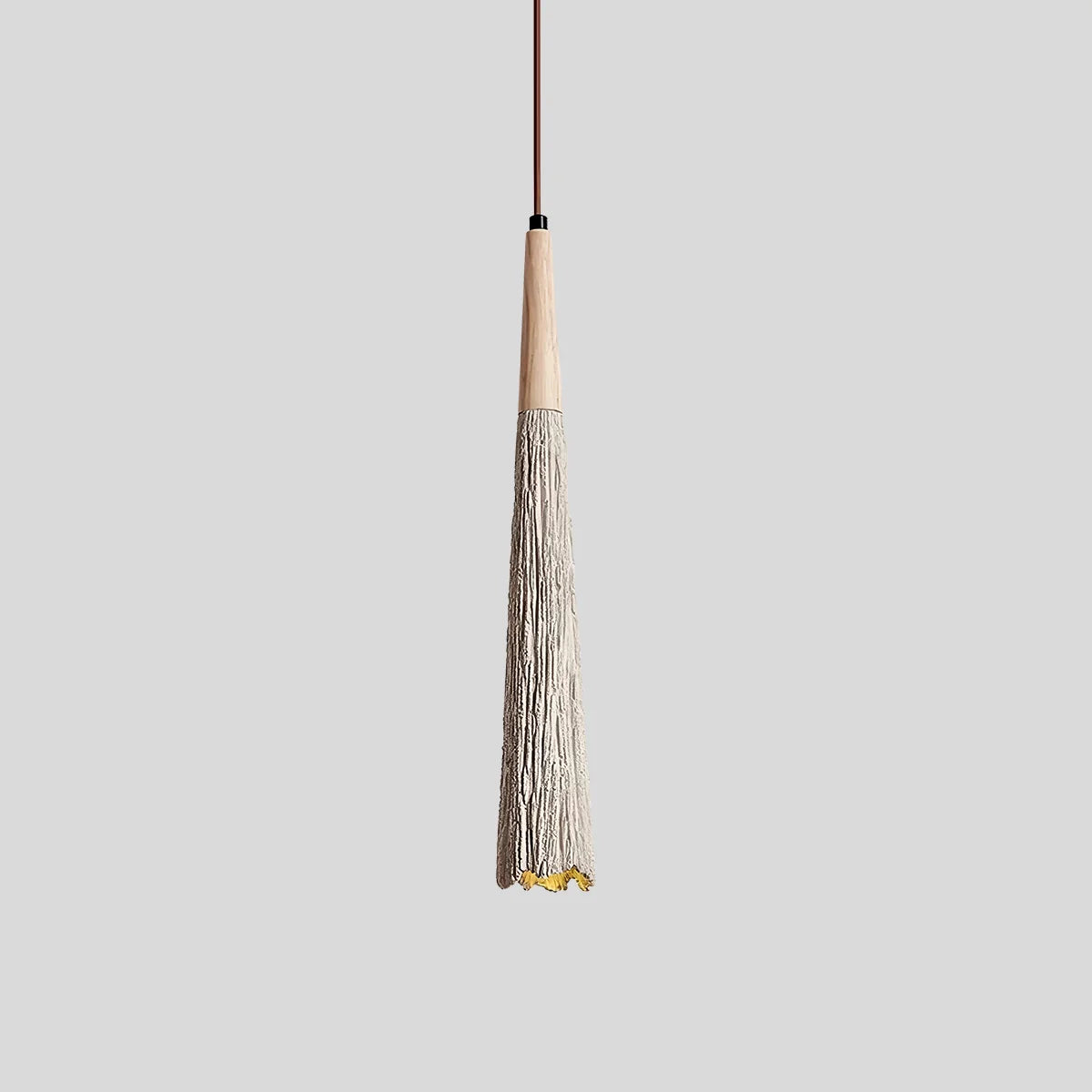 Feyran Concrete Pleated Pendant Lamp for Bedroom