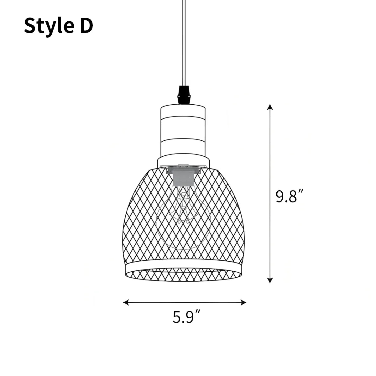 Feyran Concrete Industry Pendant Lamp for Kitchen