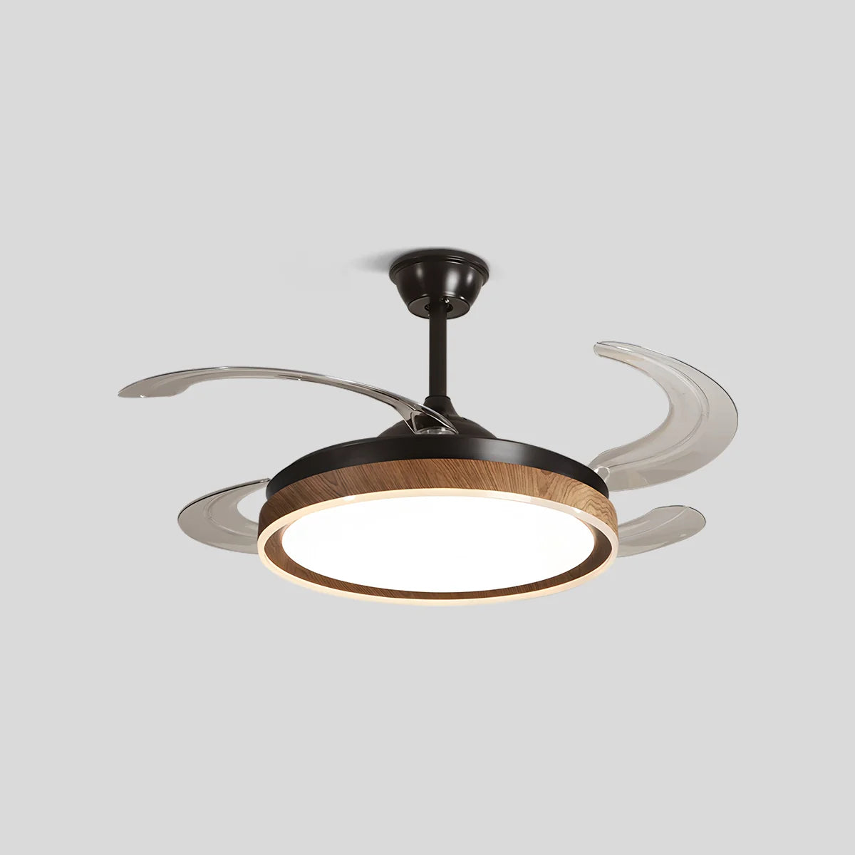 Feyran Retractable Blade Ceiling Fan with Light