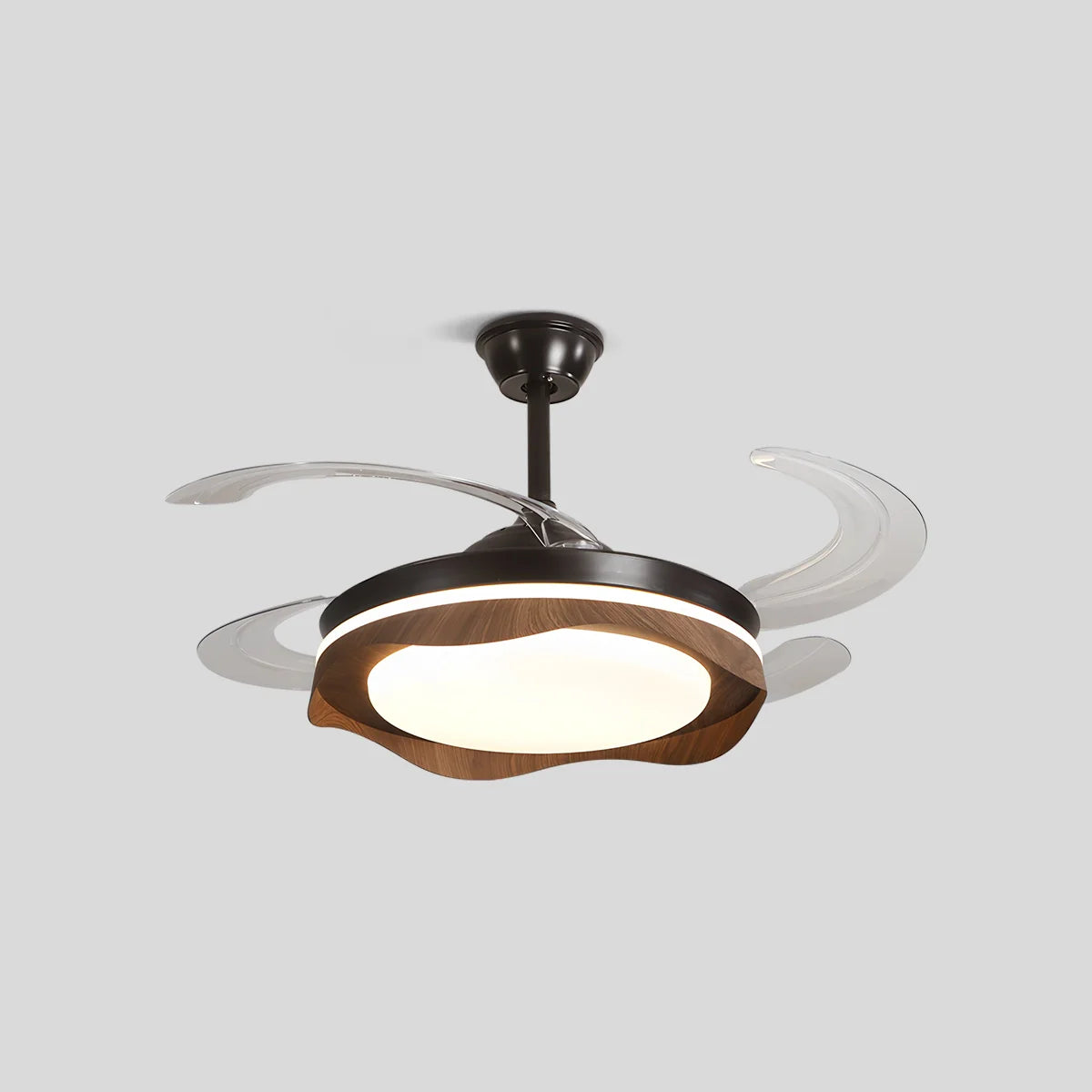Feyran Retractable Blade Ceiling Fan with Light