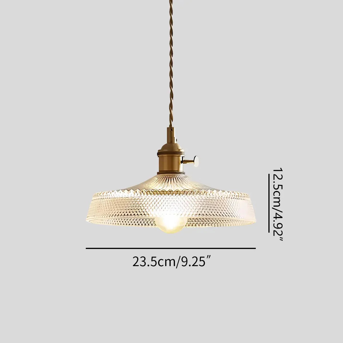 Feyran Isabel Glass Pendant Light for Kitchen Island