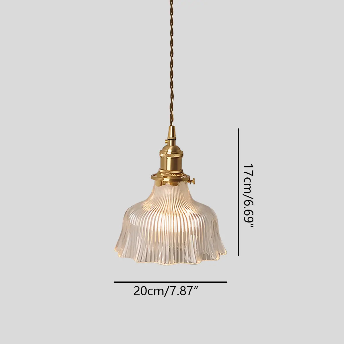Feyran Isabel Glass Pendant Light for Kitchen Island