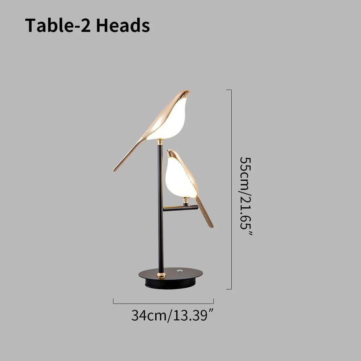 Feyran Modern Gold Birds LED Chandelier
