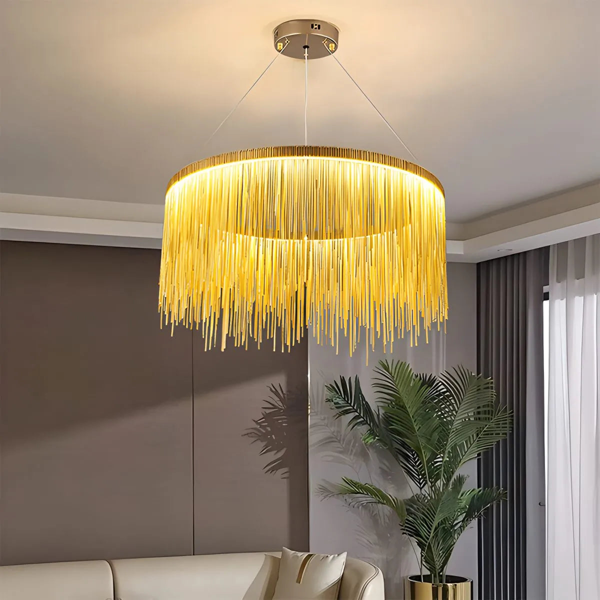Feyran Modern Art Decor Tassel Chandelier