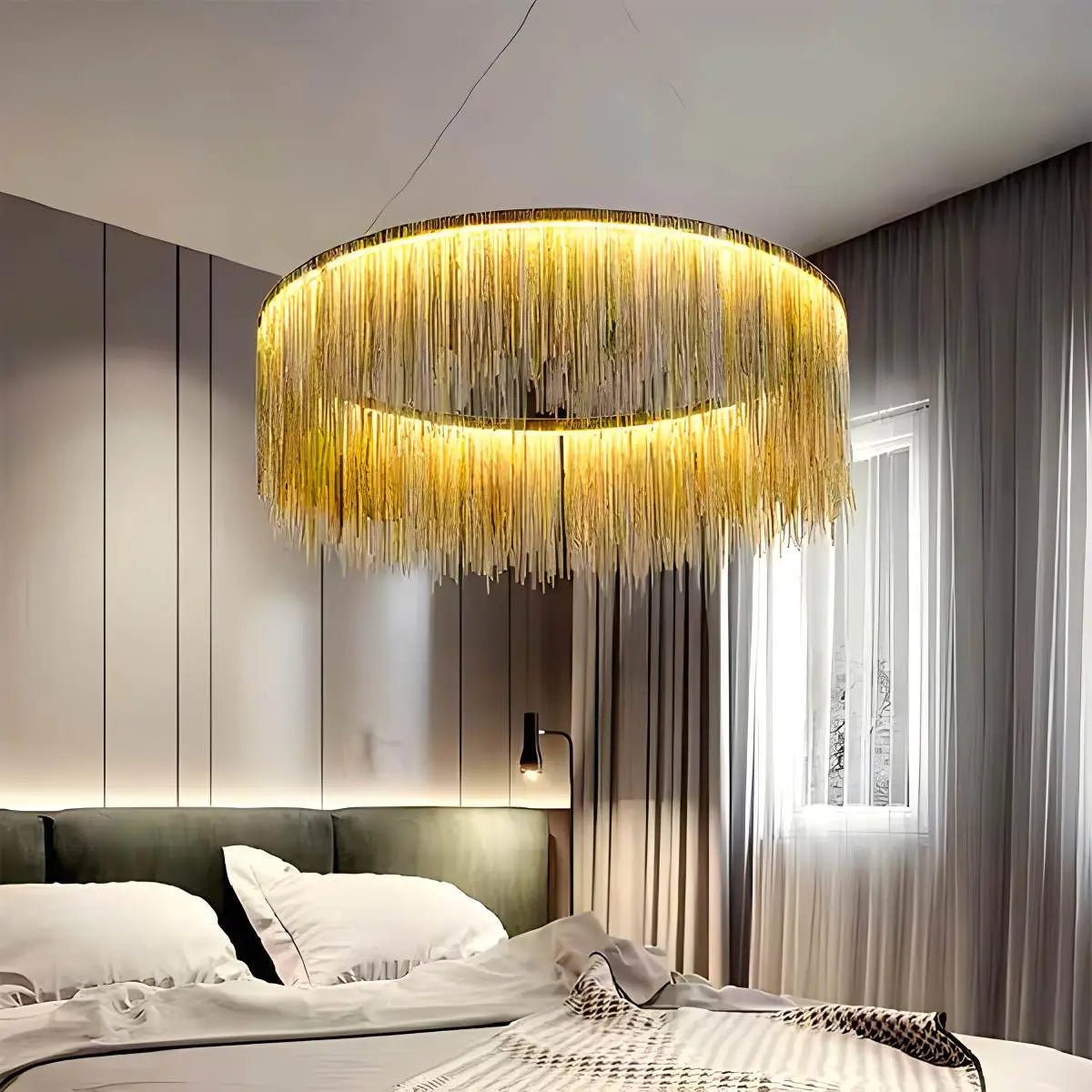 Feyran Modern Art Decor Tassel Chandelier