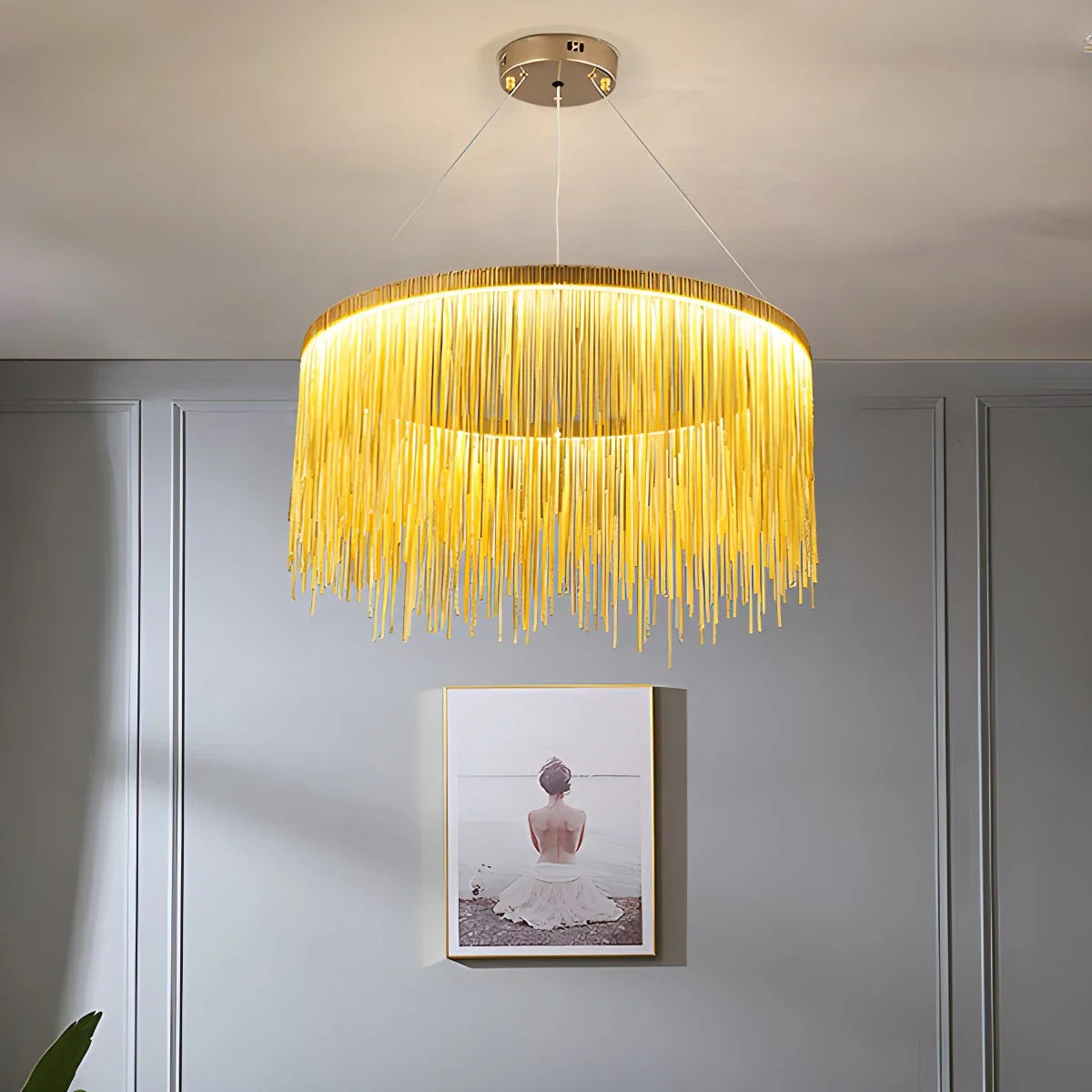 Feyran Modern Art Decor Tassel Chandelier