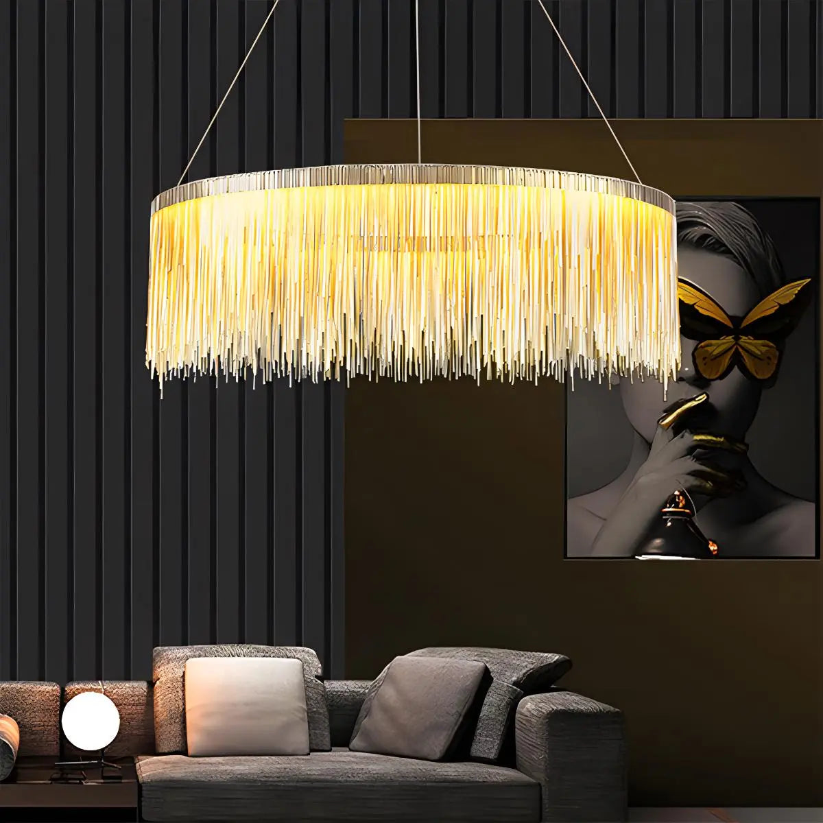 Feyran Modern Art Decor Tassel Chandelier