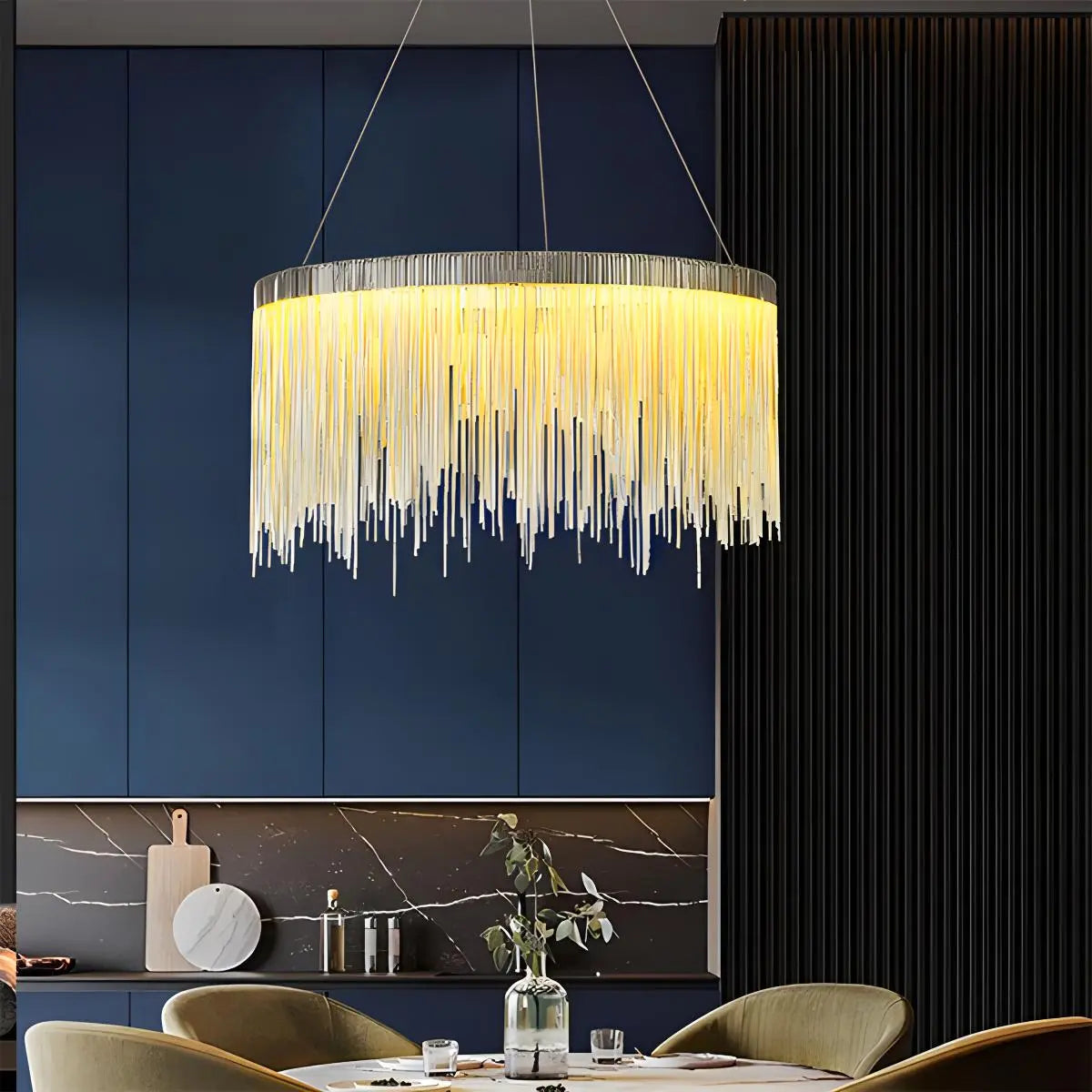 Feyran Modern Art Decor Tassel Chandelier