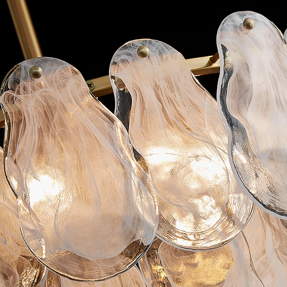 Tiered Cloud Glass Chandelier - Feyran