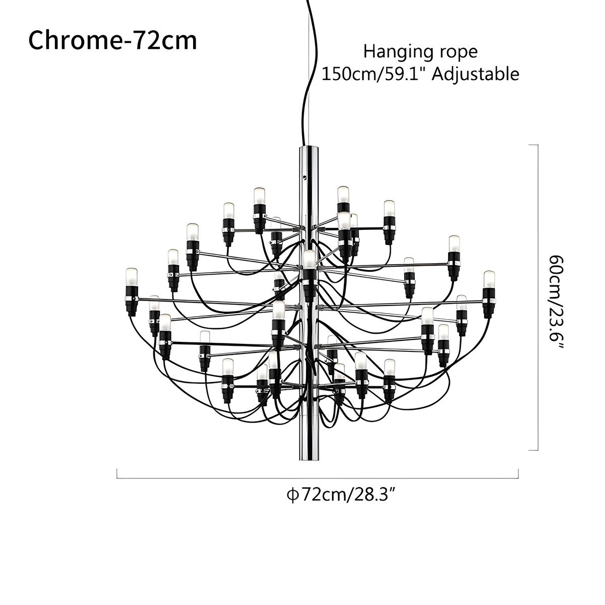 Feyran Tiered Modern Candle Chandelier