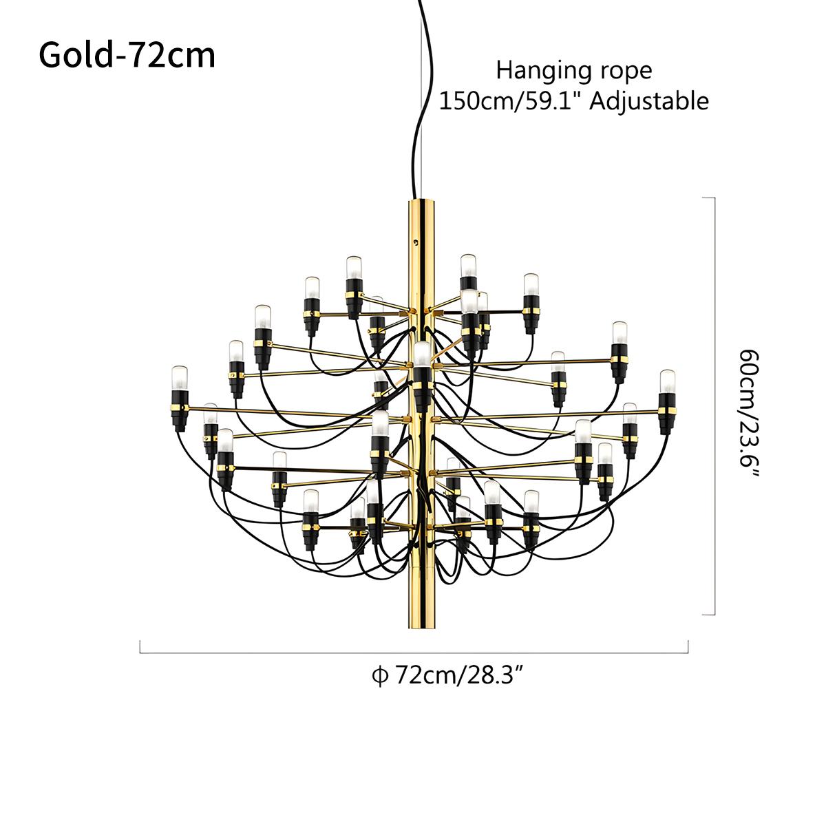 Feyran Tiered Modern Candle Chandelier