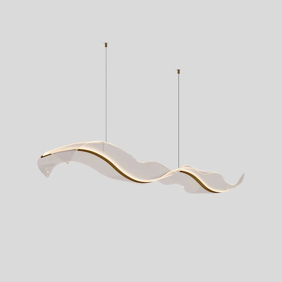Feyran Modern LED Wave Acrylic Chandelier