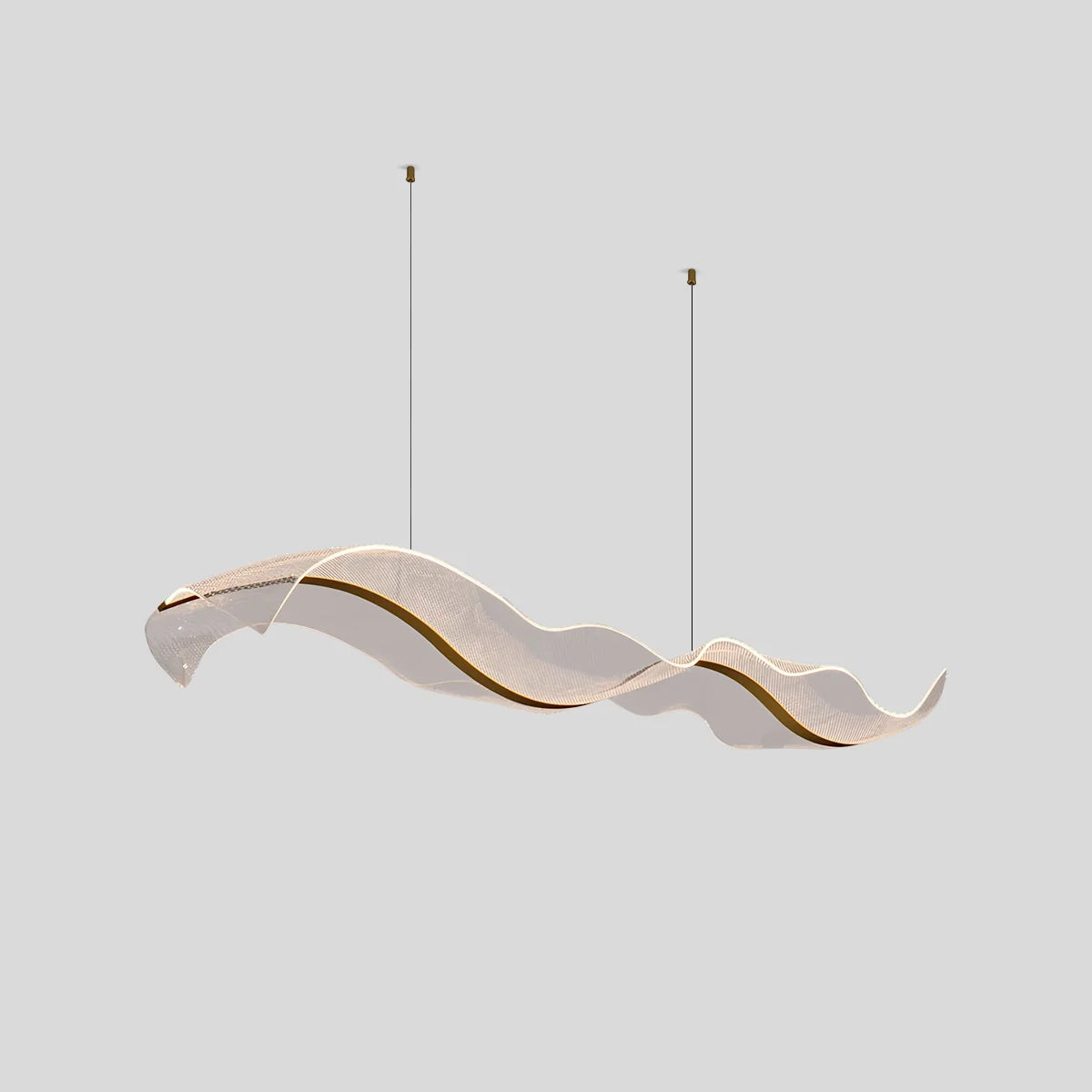 Feyran Modern LED Wave Acrylic Chandelier