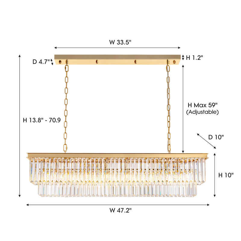 Vespera-Gold-Crystal-Linear-Chandelier-Dimensions