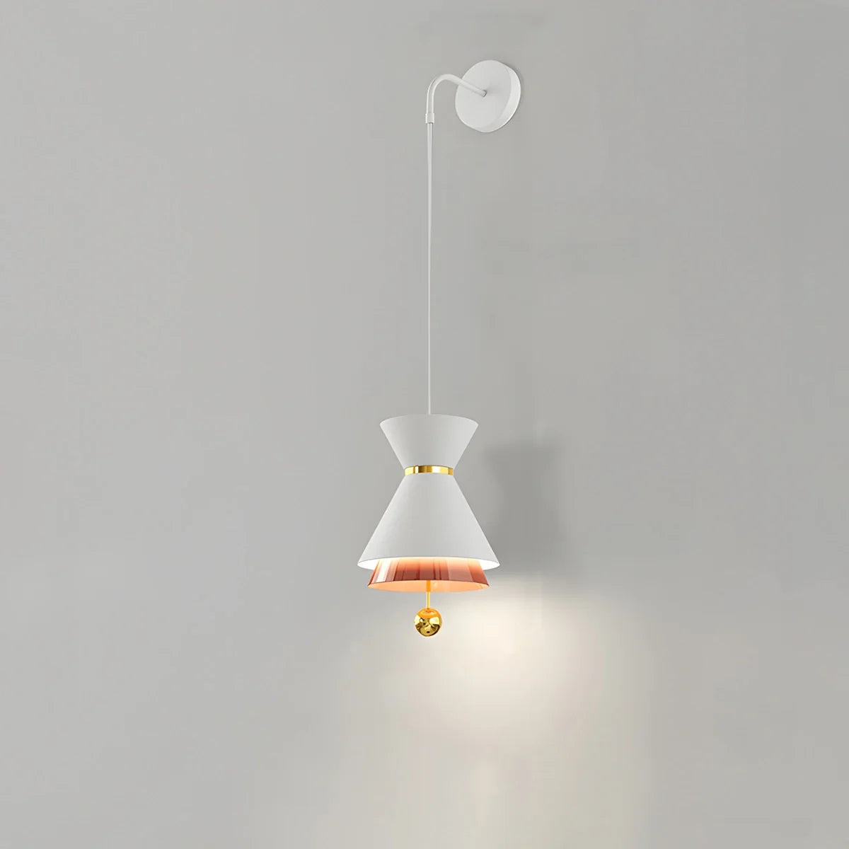 Feyran Modern Minimalist White LED Pendant & Wall Light