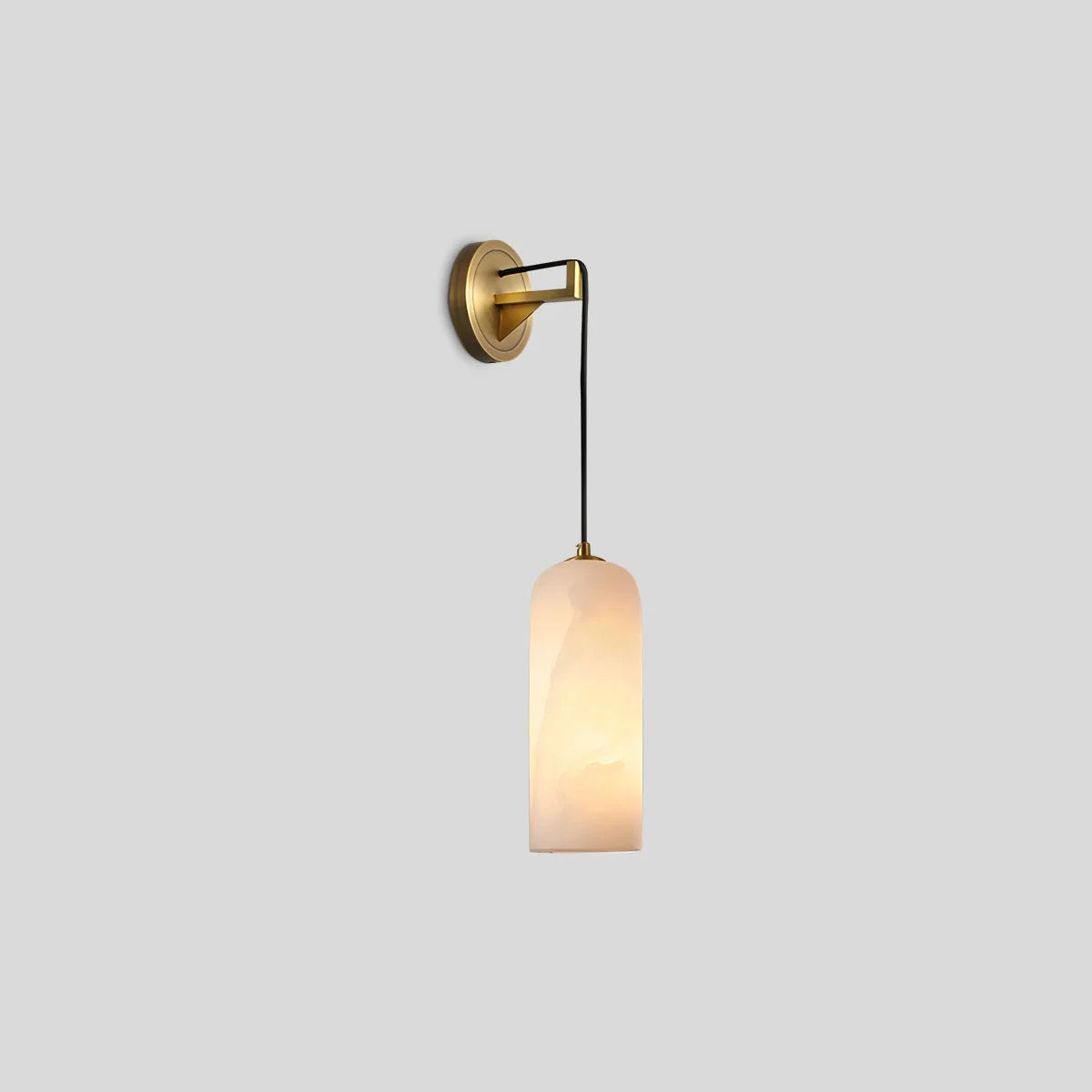 Feyran Modern All Copper Spanish Alabaster Pendant Light