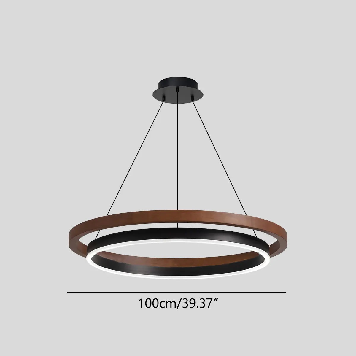 Feyran Circular LED Chandelier for Dining Room