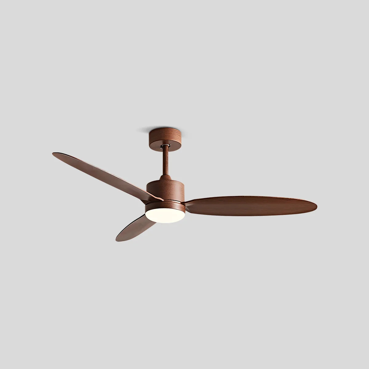 Feyran 3-Blade Ceiling Fan With Light for Bedroom
