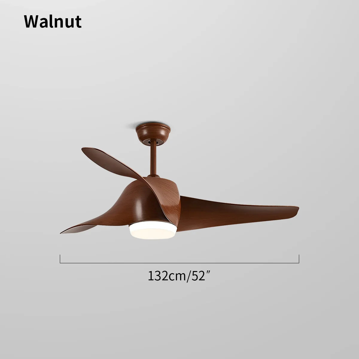 Feyran Propeller Ceiling Fan Lamp for Dining Room