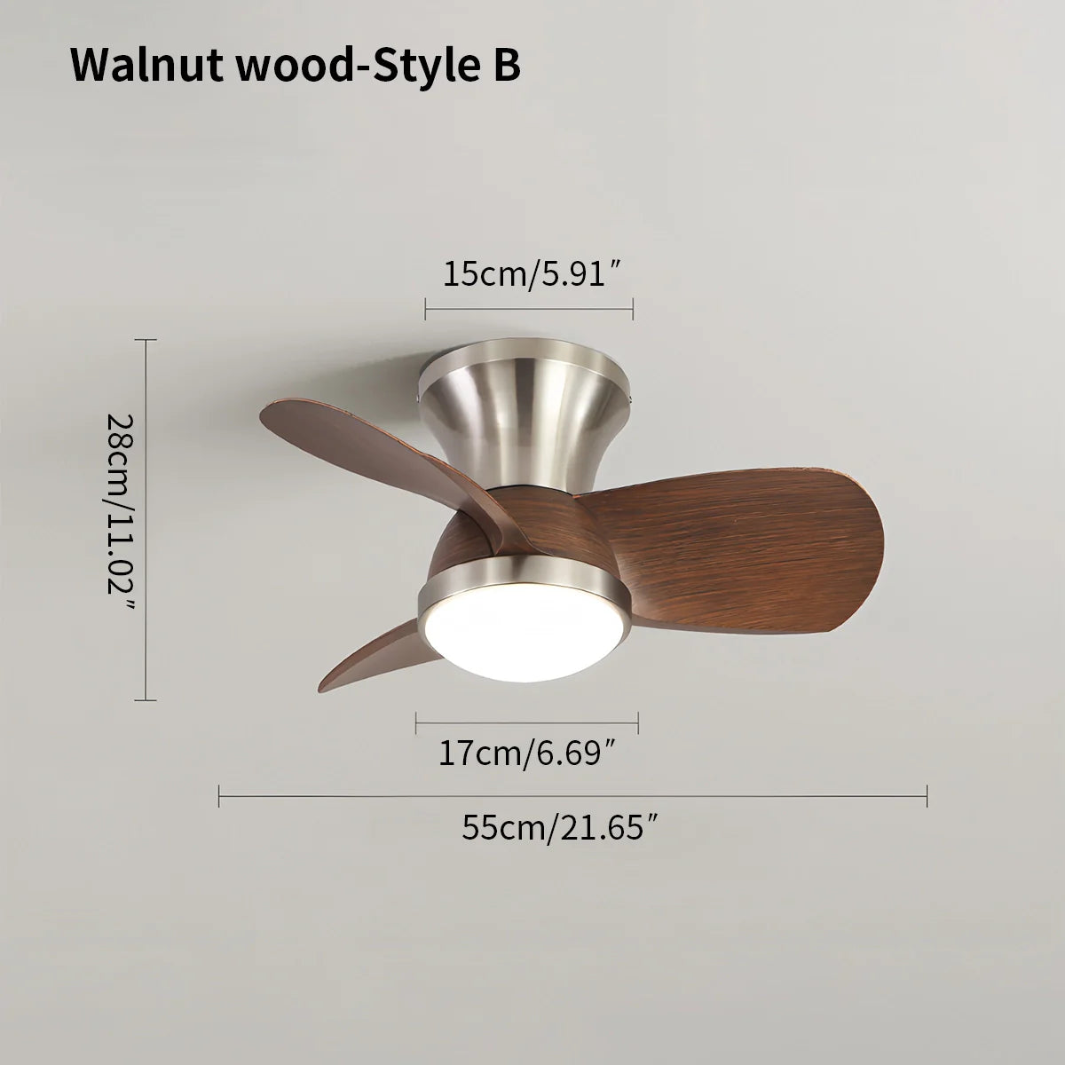 Feyran Simple Ceiling Fan Light for Children's Room