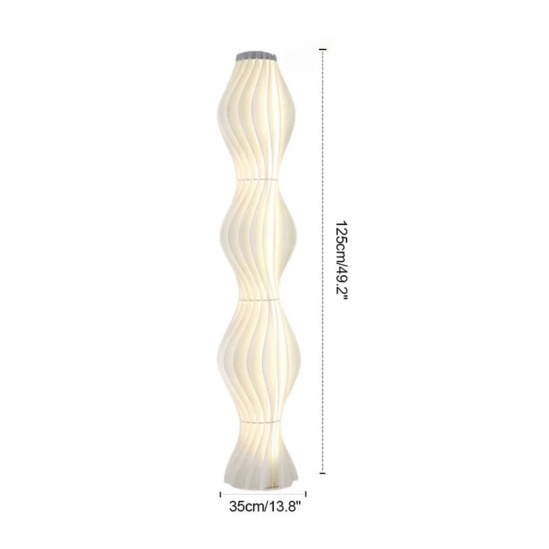 Feyran Wave Column Floor Lamp for Living Room Bedroom
